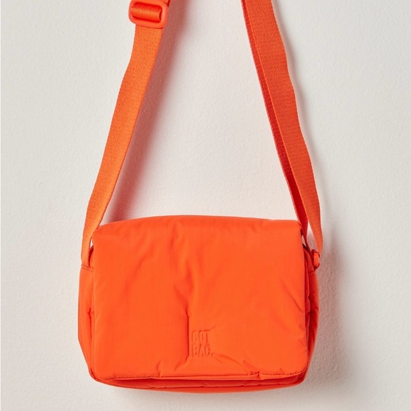 Free People Orange Crossbody Bag - Picture 1 of 3